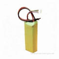 3.7V Lithium Polymer Battery with 2,100mAh Capacity and 2C Maximum Discharging Current